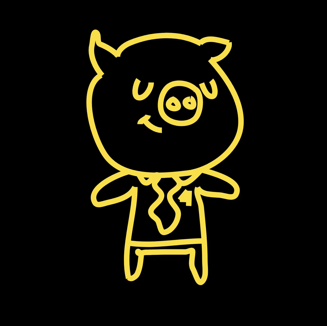 Herbert - Fourth Little Pig mascot